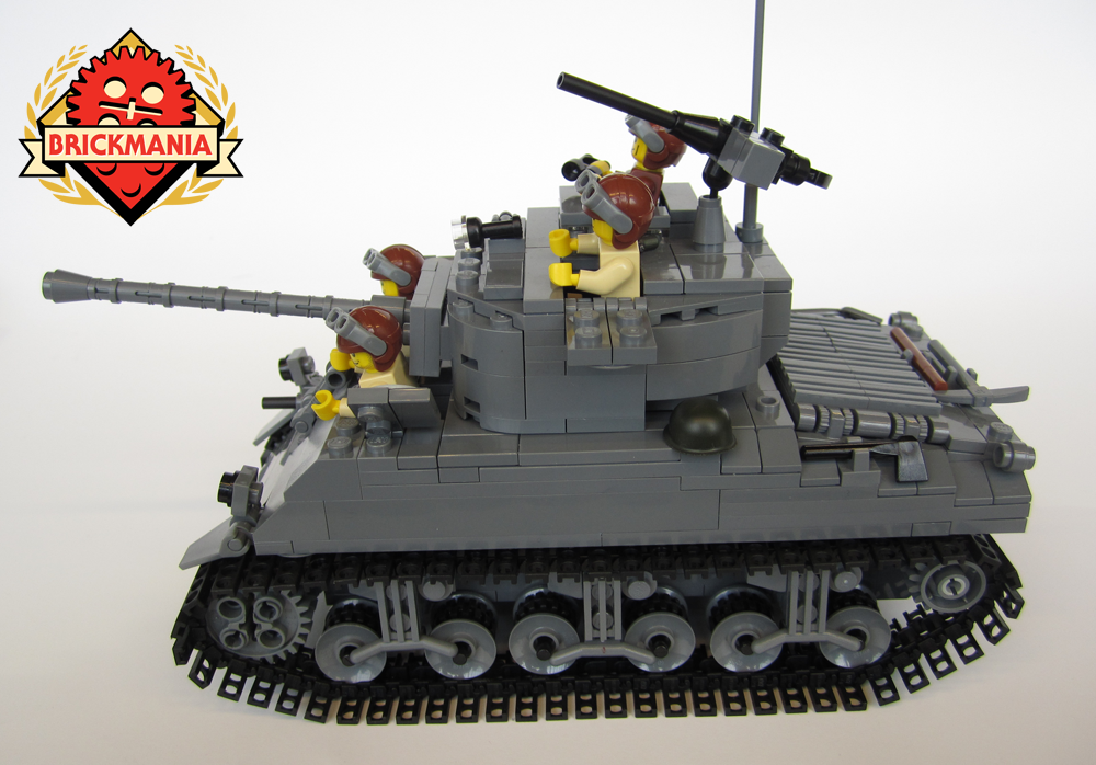 brickmania sherman tank