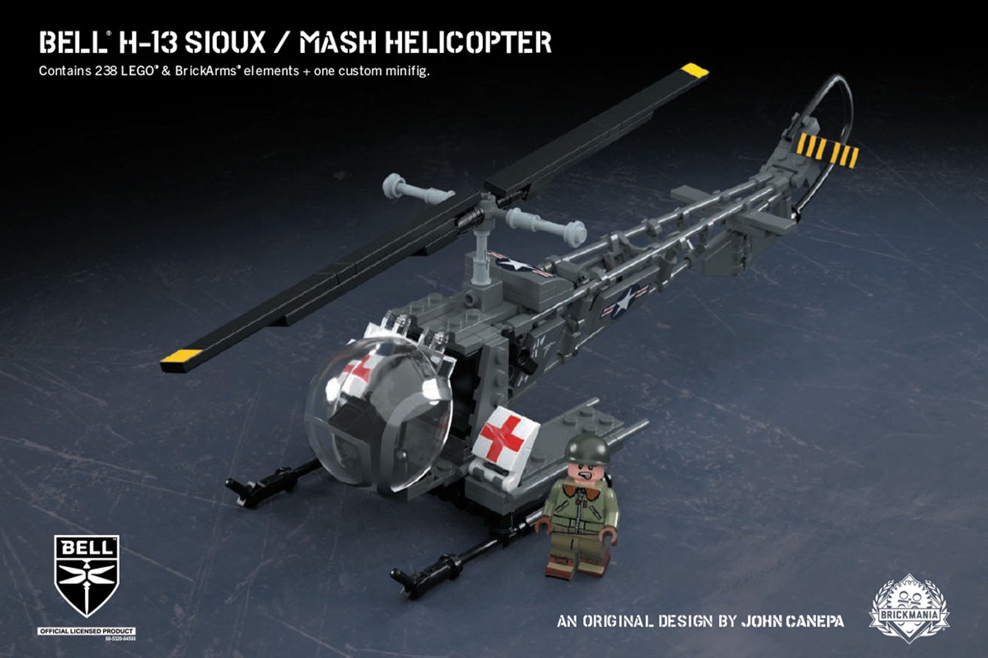 Bell® H-13 Sioux - MASH Helicopter