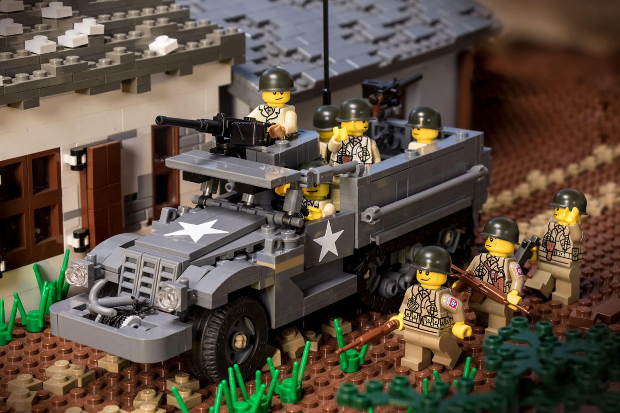 M3A1 Half Track + M16 Meat Chopper (BKE2225) - Sticker Pack