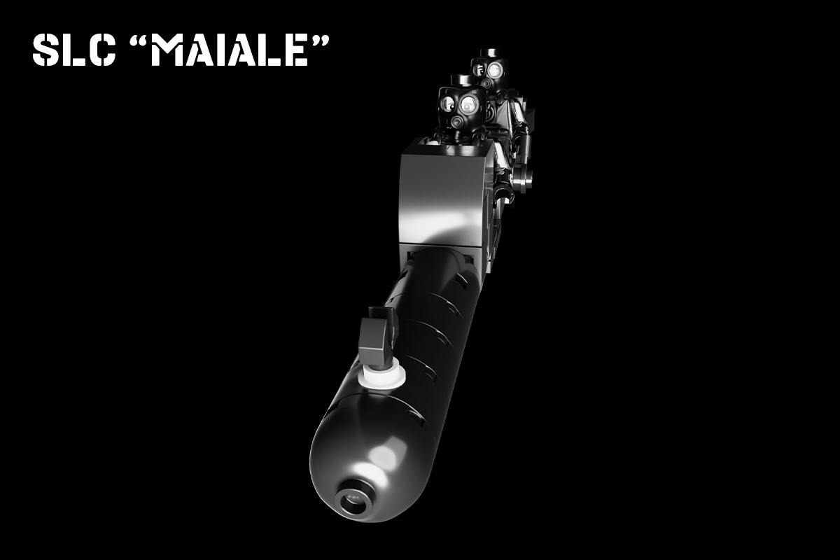 SLC “Maiale” – Manned Torpedo + 2x Frogmen