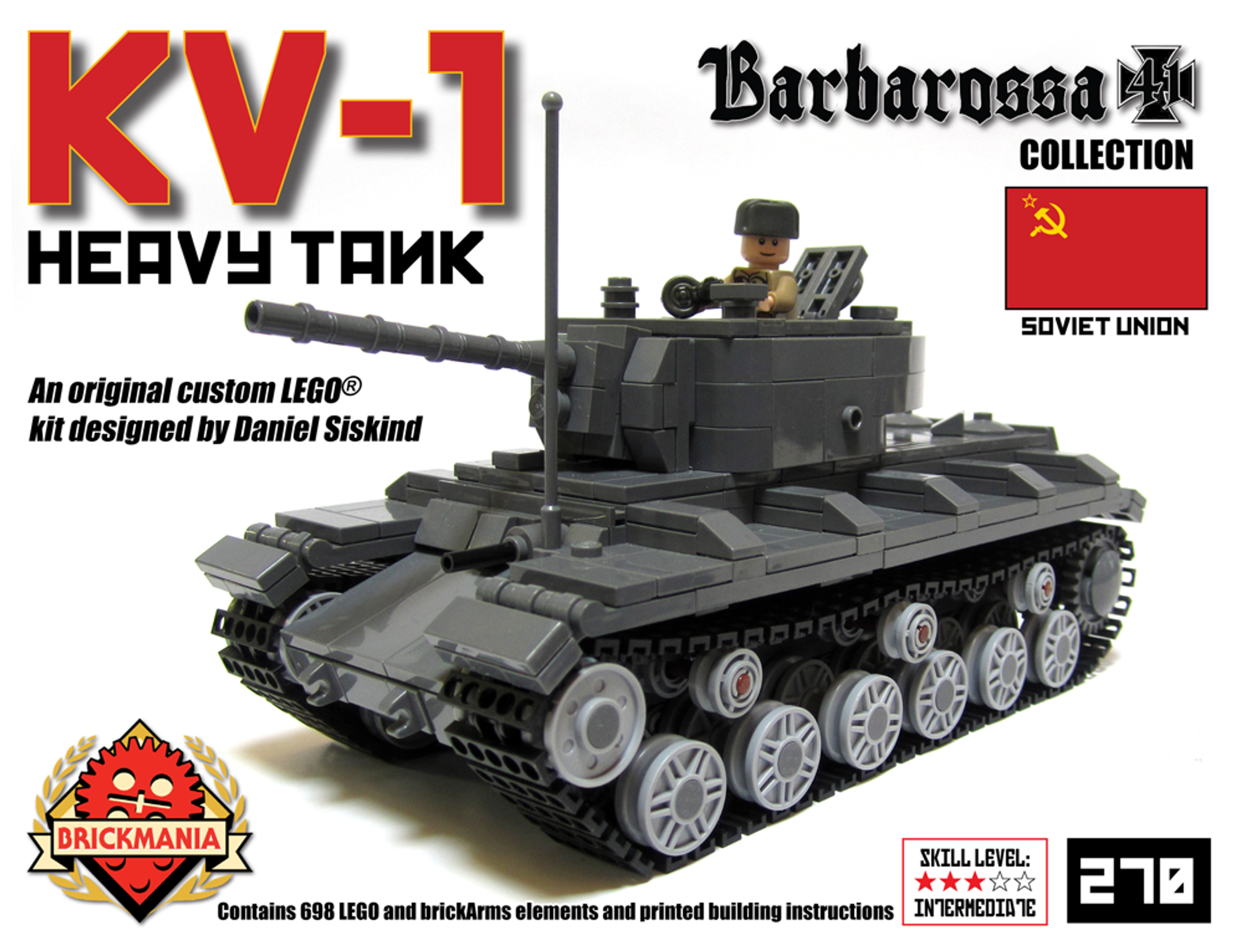 KV-1 Heavy Tank - Brickmania Toys