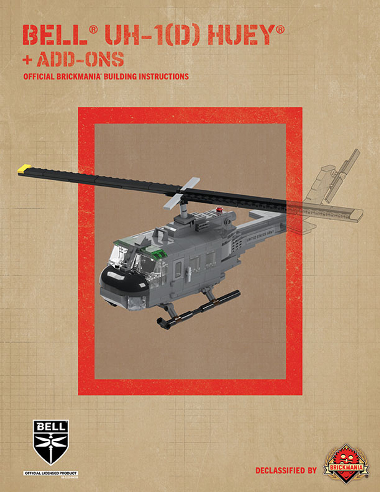 Bell® UH-1(D) Huey® + Add-Ons - Digital Building Instructions
