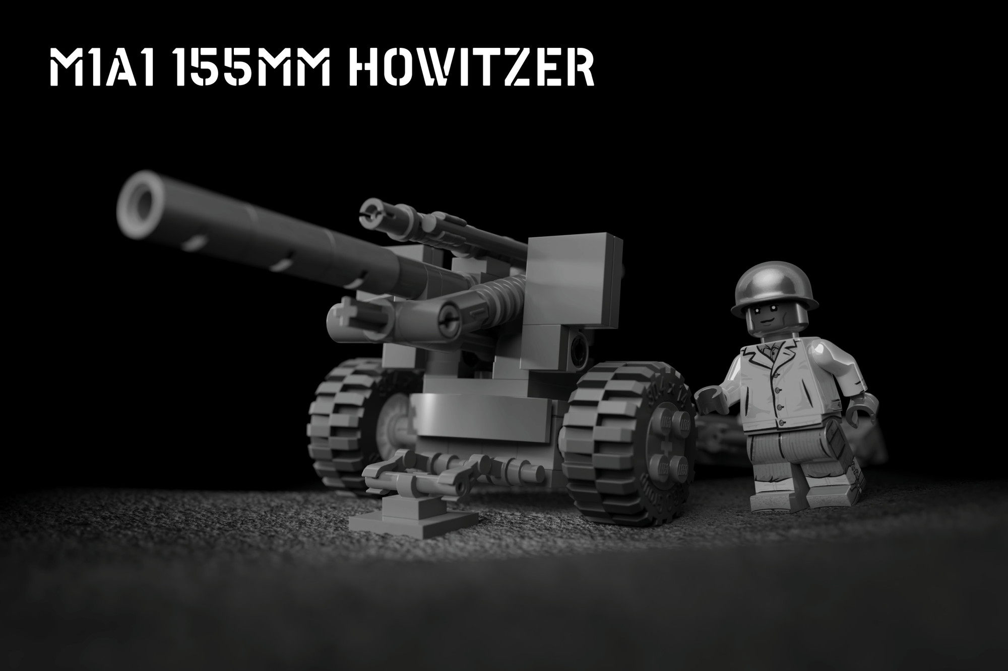M1A1 155mm Howitzer – 333rd Field Artillery Battalion