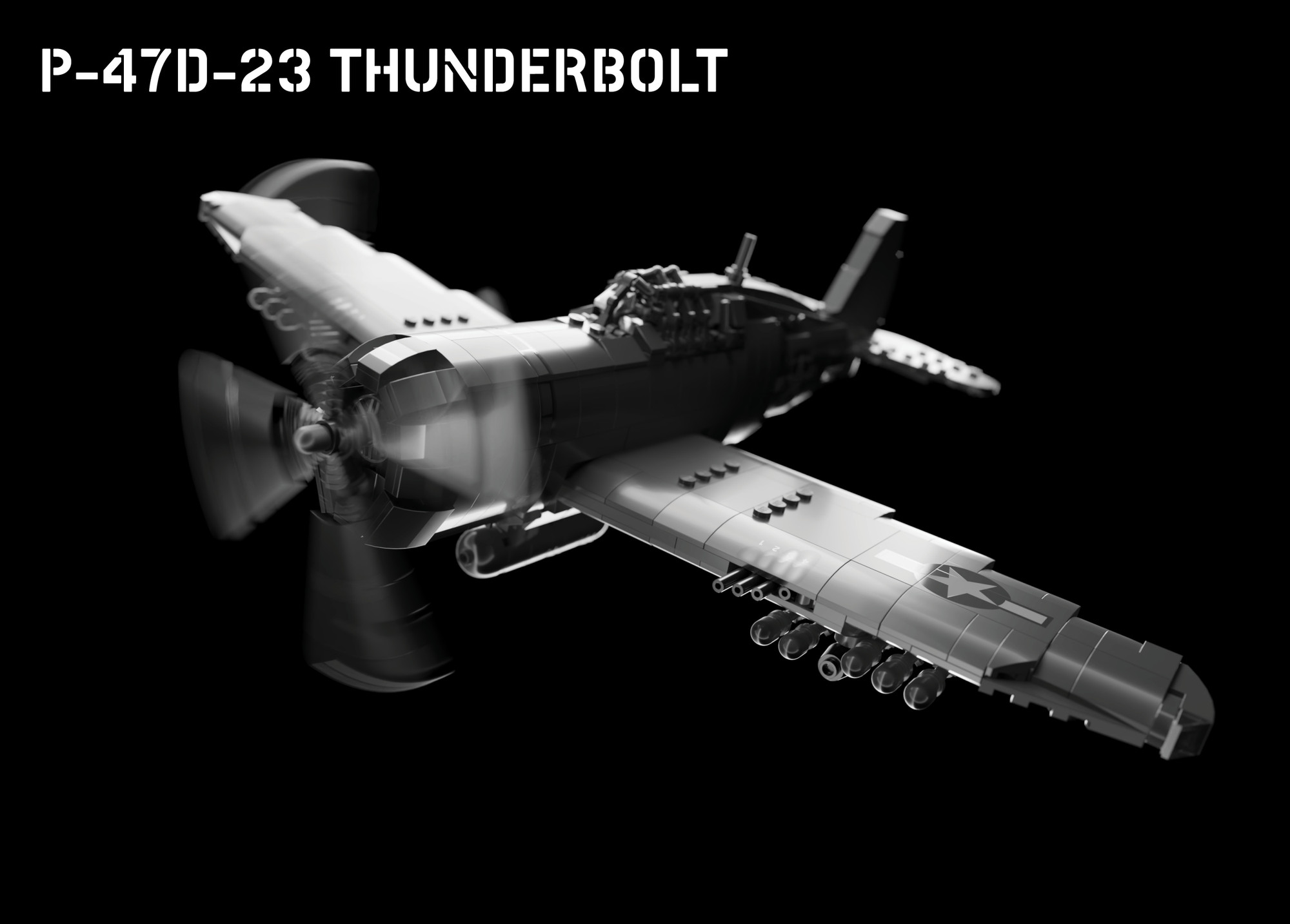 Cobi - Avion P-47 Thunderbolt