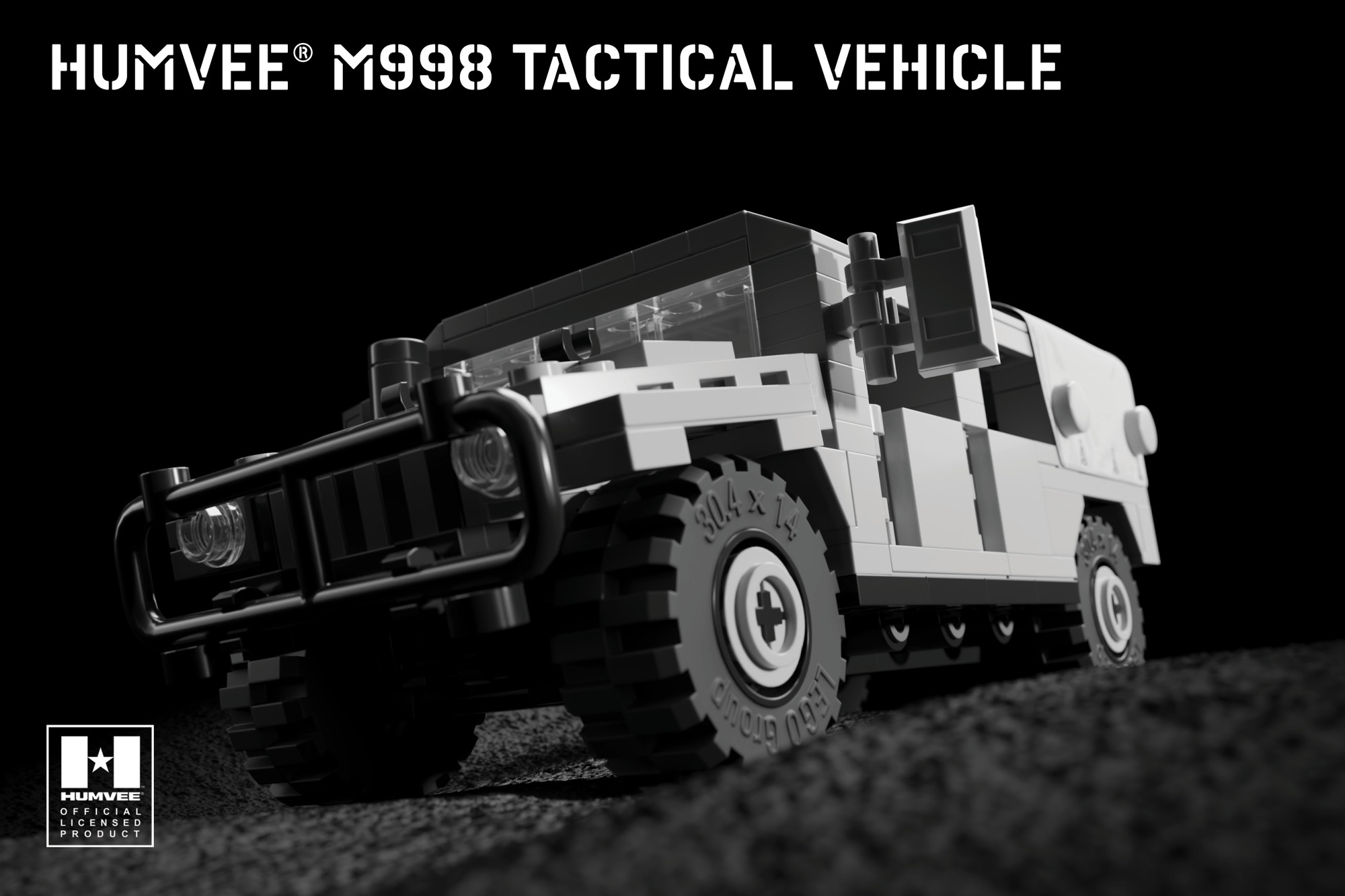 lego brickmania humvee