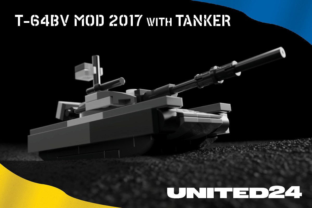 T-64BV Mod 2017 with Tanker – 1/72 Scale Ukrainian MBT T-64BV Mod 2017 with Tanker – 1/72 Scale Ukrainian MBT