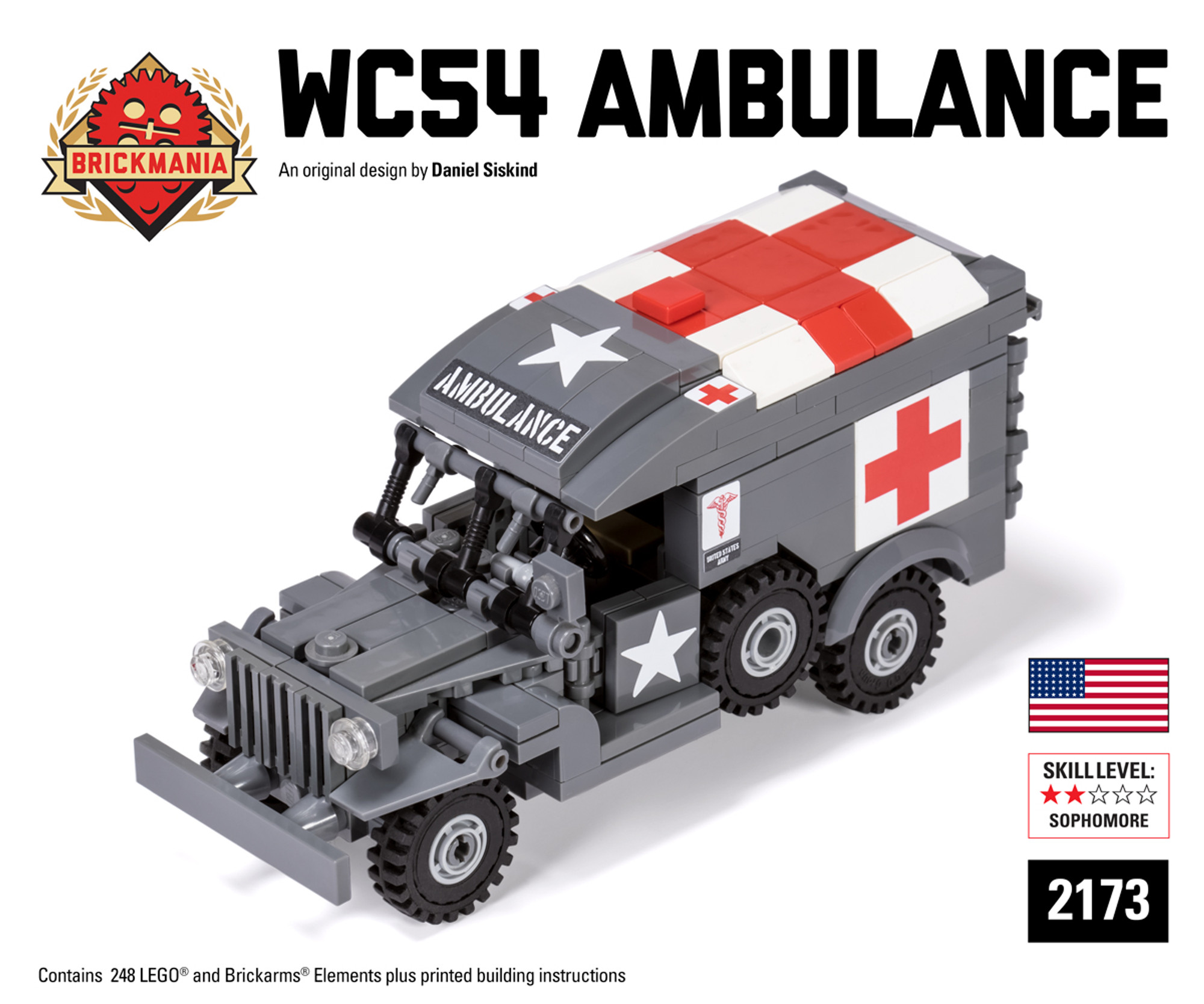 WC54 Ambulance - Brickmania Toys