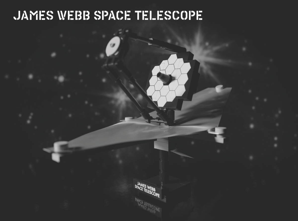 James b Space Telescope with Launch Vehicle