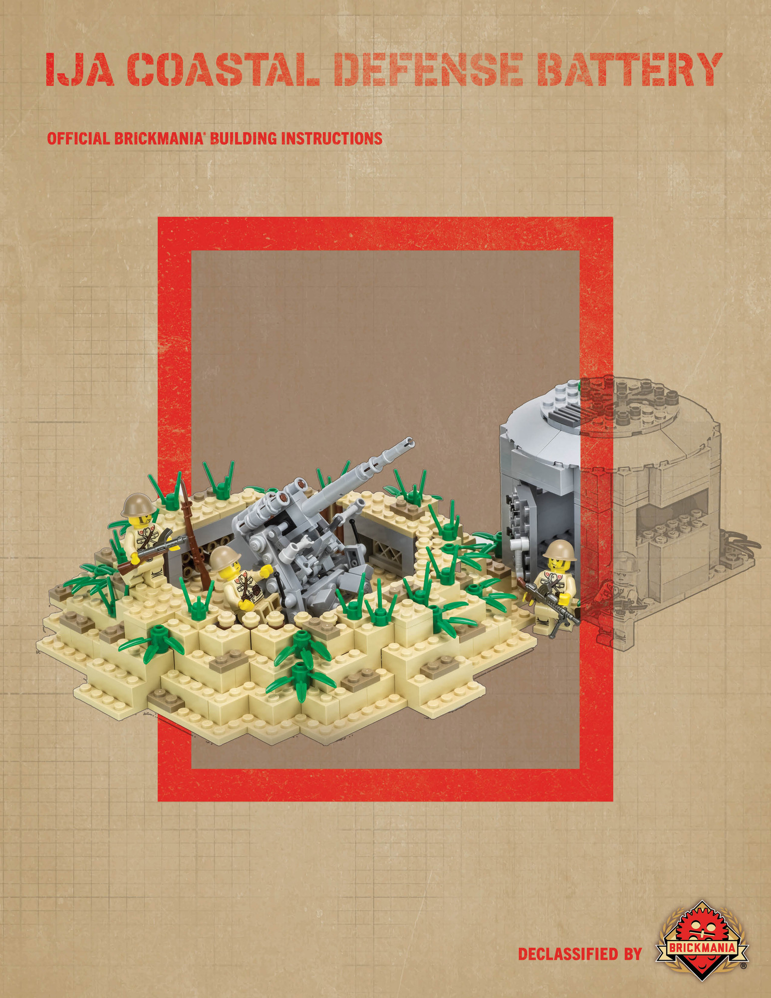 IJA Coastal Defense Battery – Digital Building Instructions