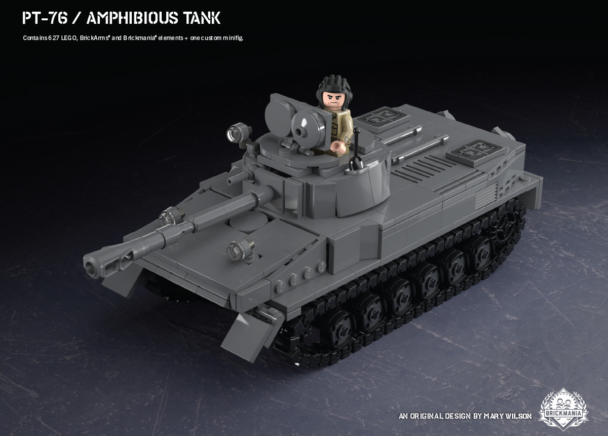 PT-76 - Amphibious Tank - Sticker Pack