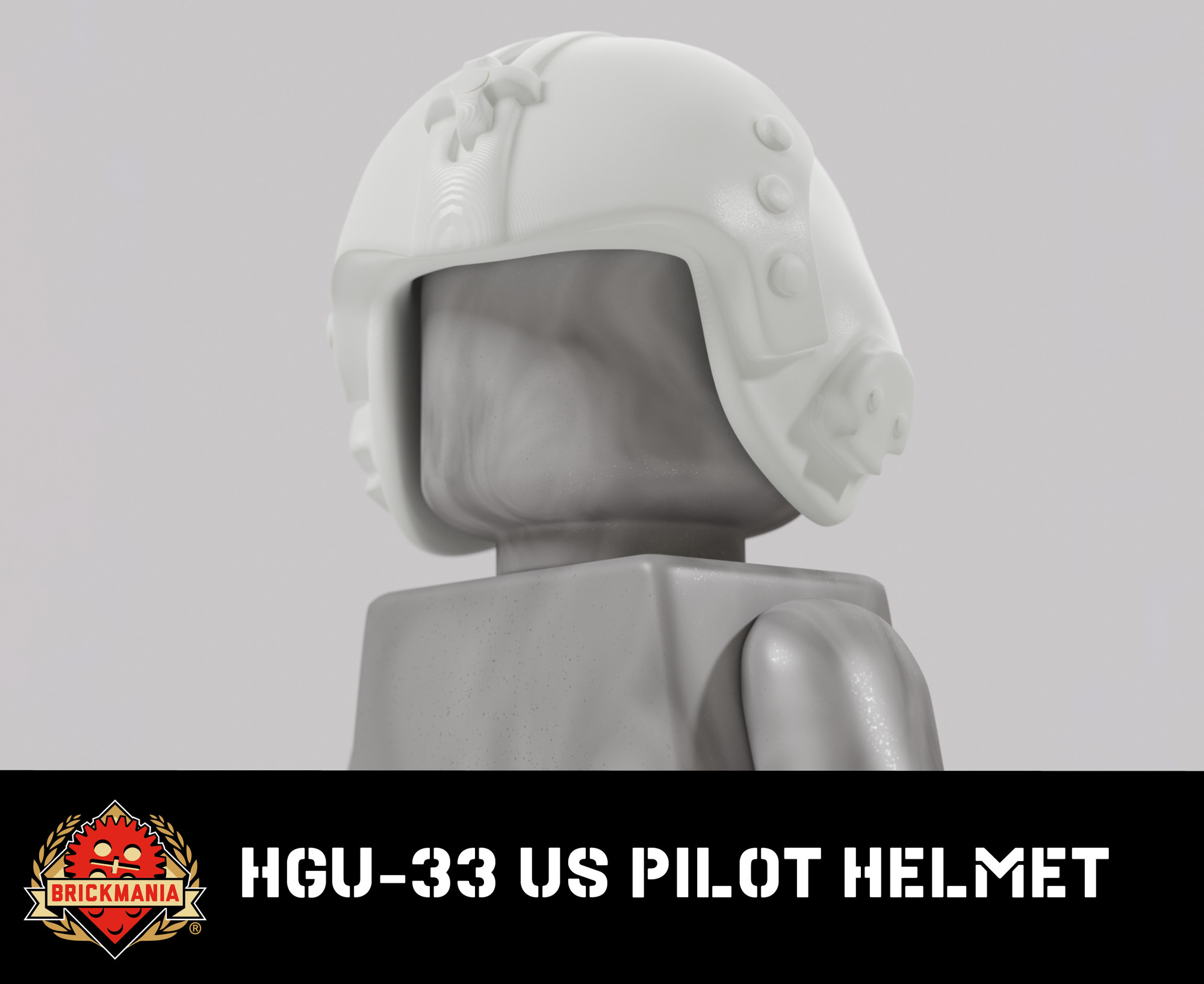 HGU-33 US Pilot Helmet – White