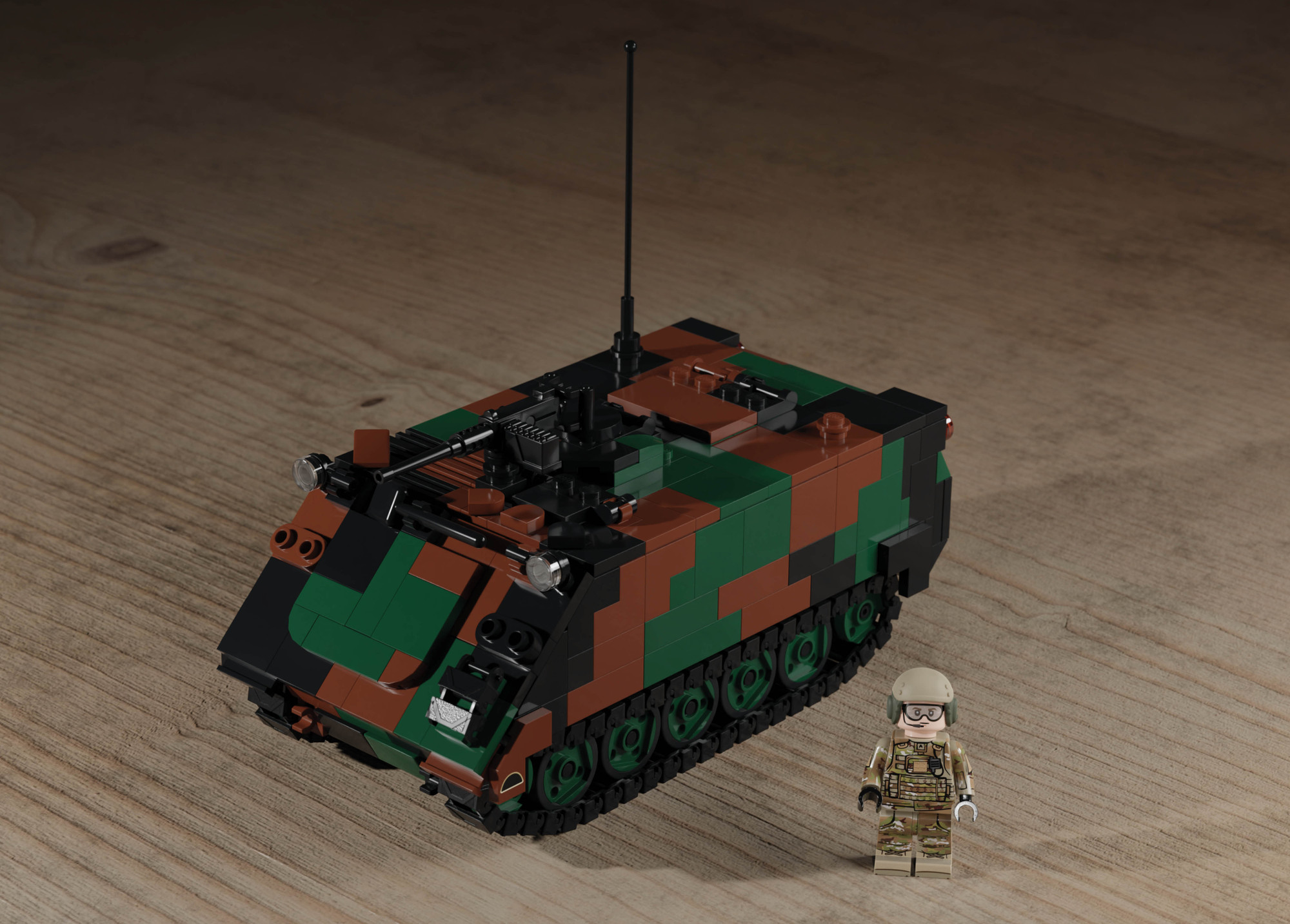 M113A3 in NATO Camouflage – Armored Personnel Carrier