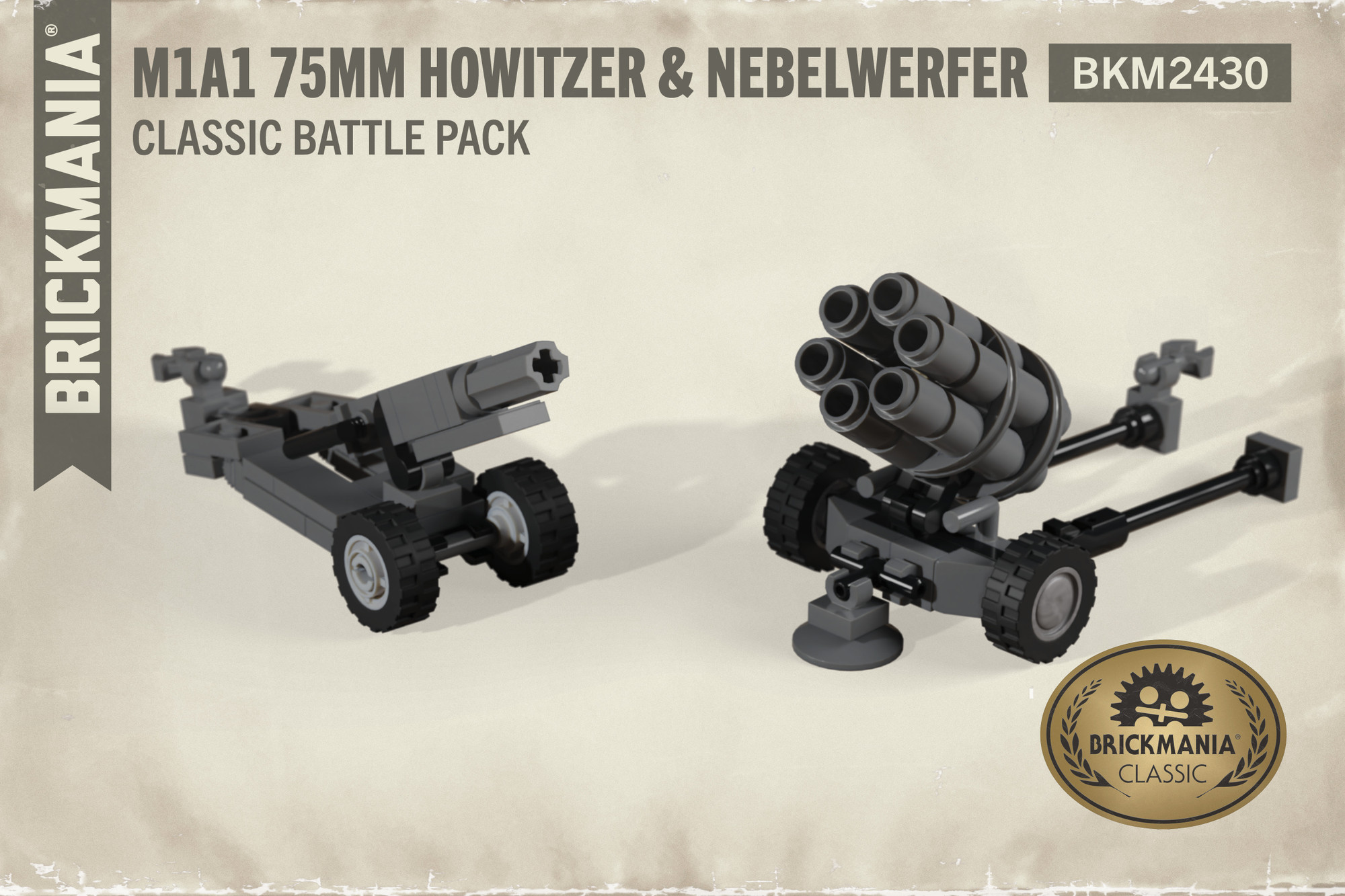 M1A1 75mm Howitzer + Nebelwerfer – Classic Battle Pack