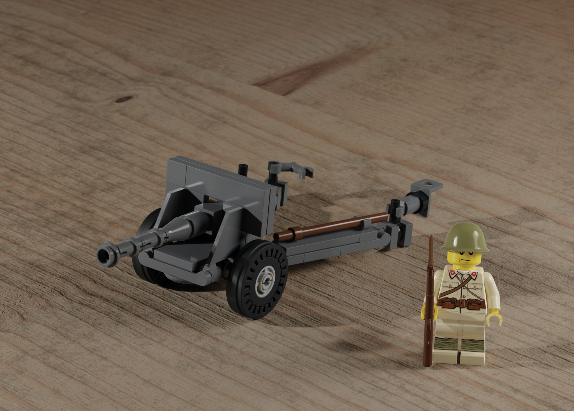 Type 90 75 mm – WWII Japanese Field Gun