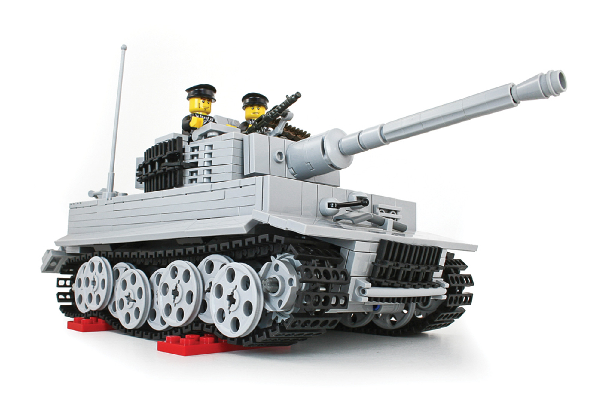 ポイント5倍brickmaniaドイツ軍タイガーⅠ＋minifigcoドイツ戦車兵 その他