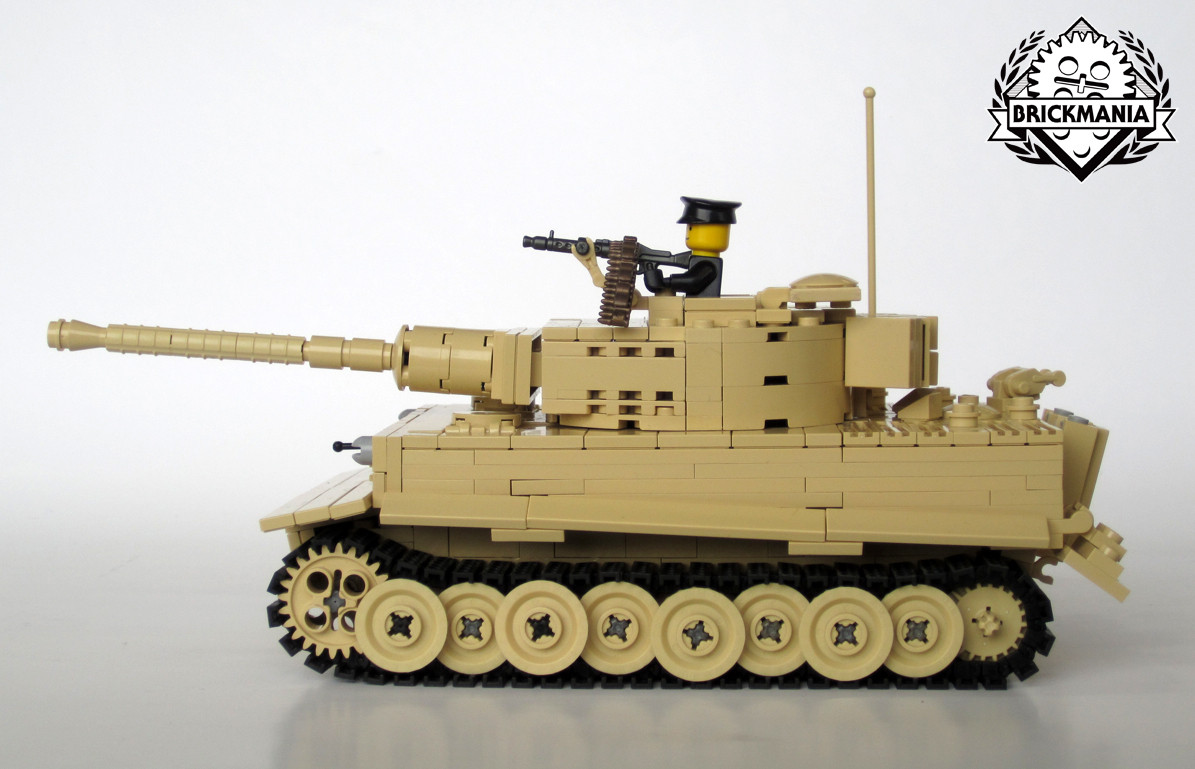 Tiger I Ausf E Mid Production (Tan) - Premium Edition - Brickmania
