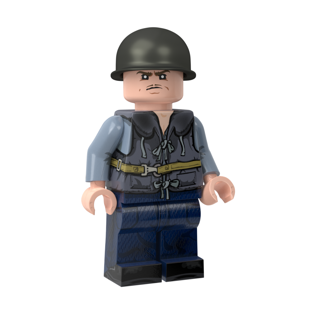 WWII US Navy Sailor at Battle Stations