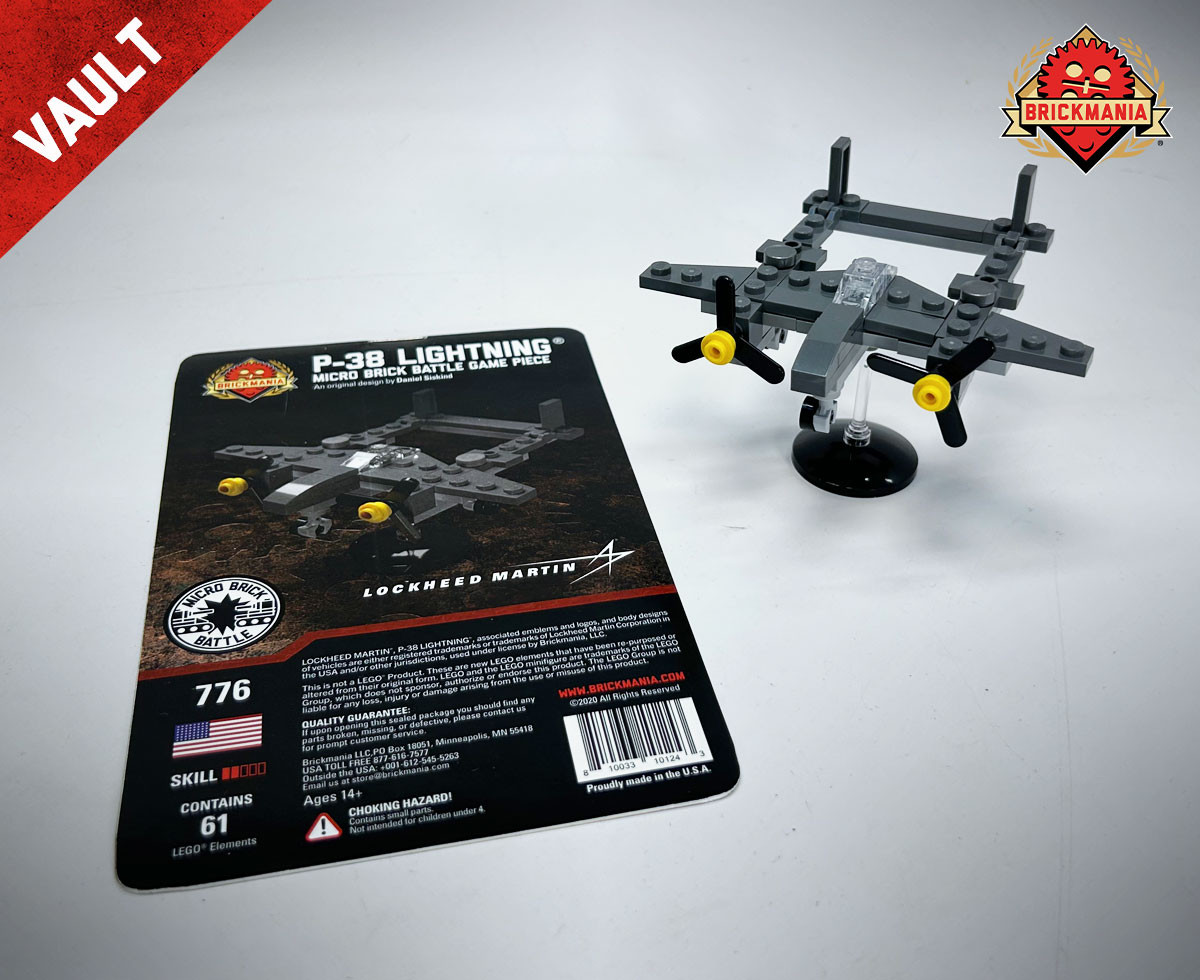 P-38 Lightning® - Micro Brick Battle Game Piece