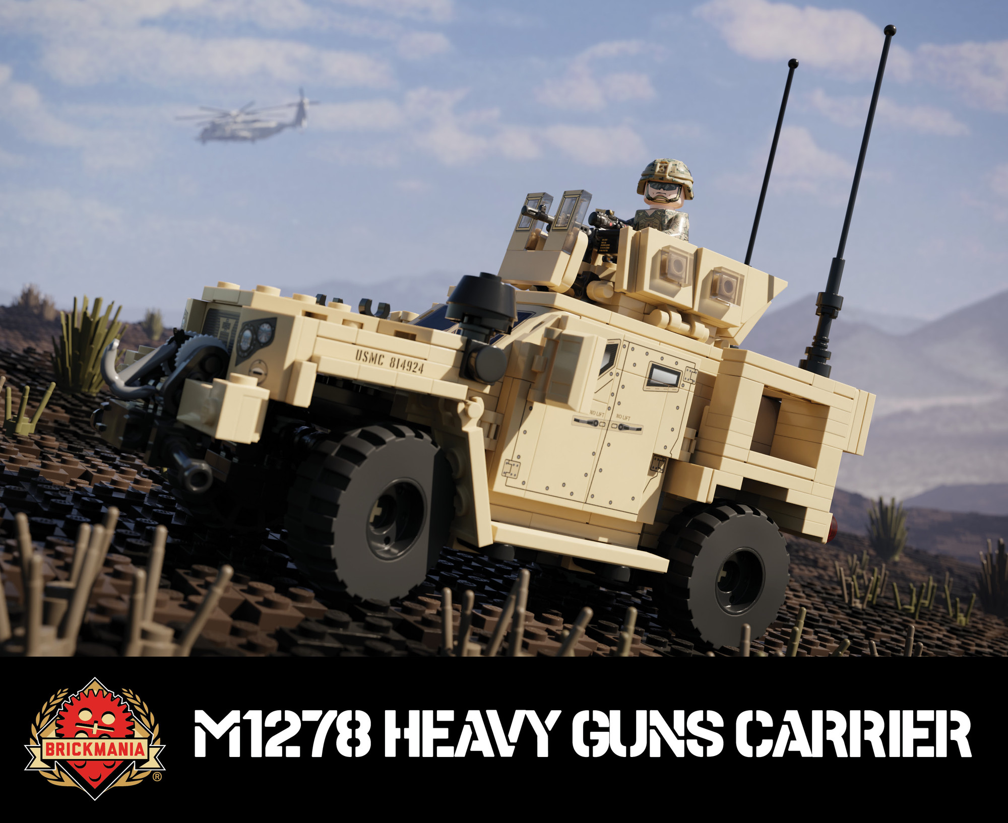 M1278 Heavy Guns Carrier – JLTV with USMC Turret