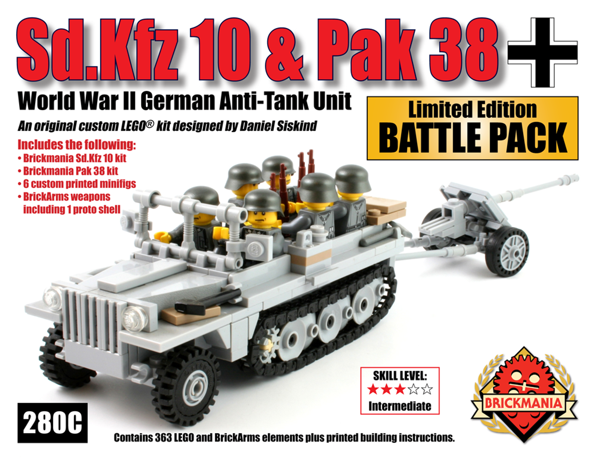 LEGO MOC Lego ww2 militaire German flack 38 by Brick_master04_Italia