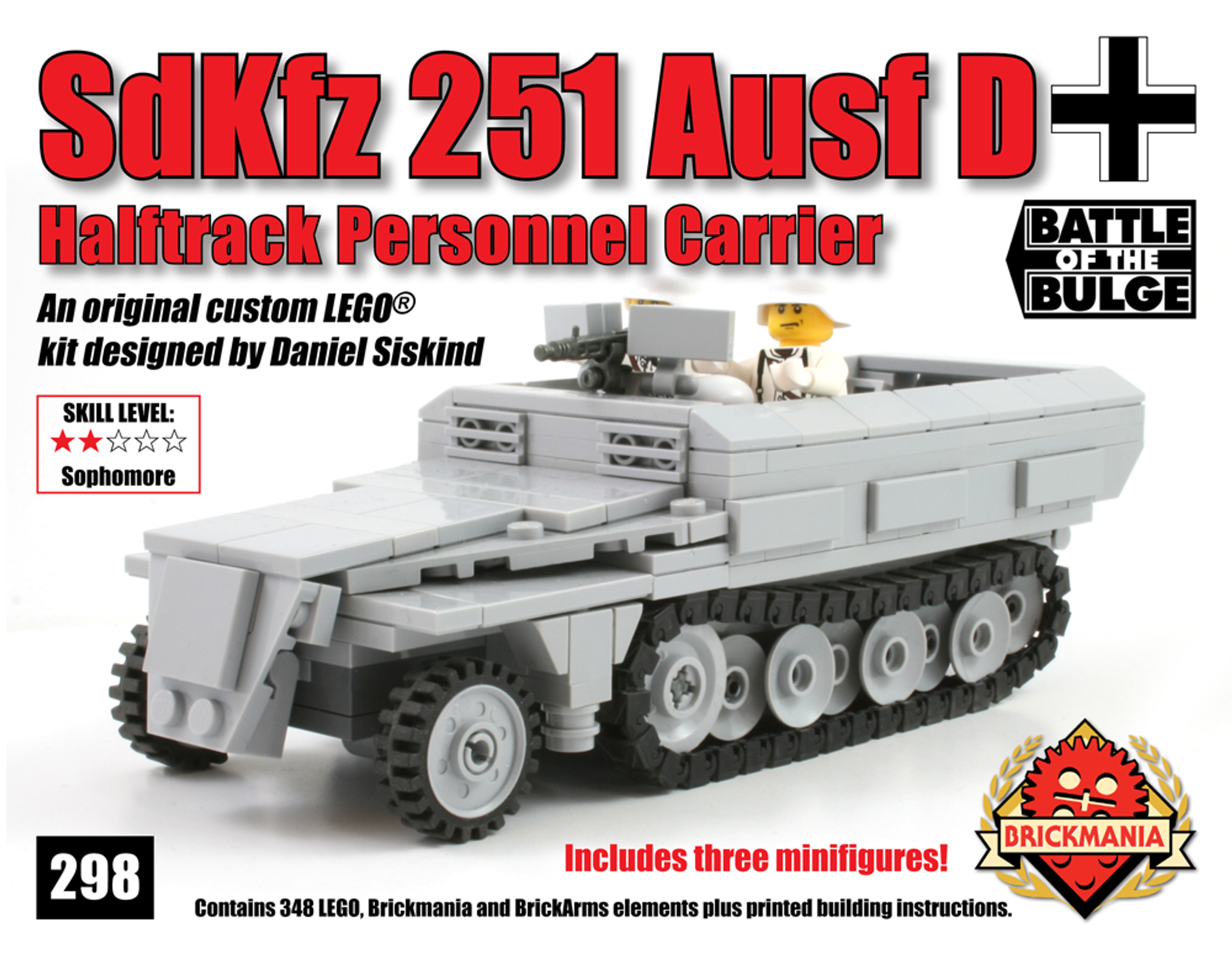 22000円でどうでしょうかbrickmania製 WW2ドイツ軍SDKFZ 251 AUSF D