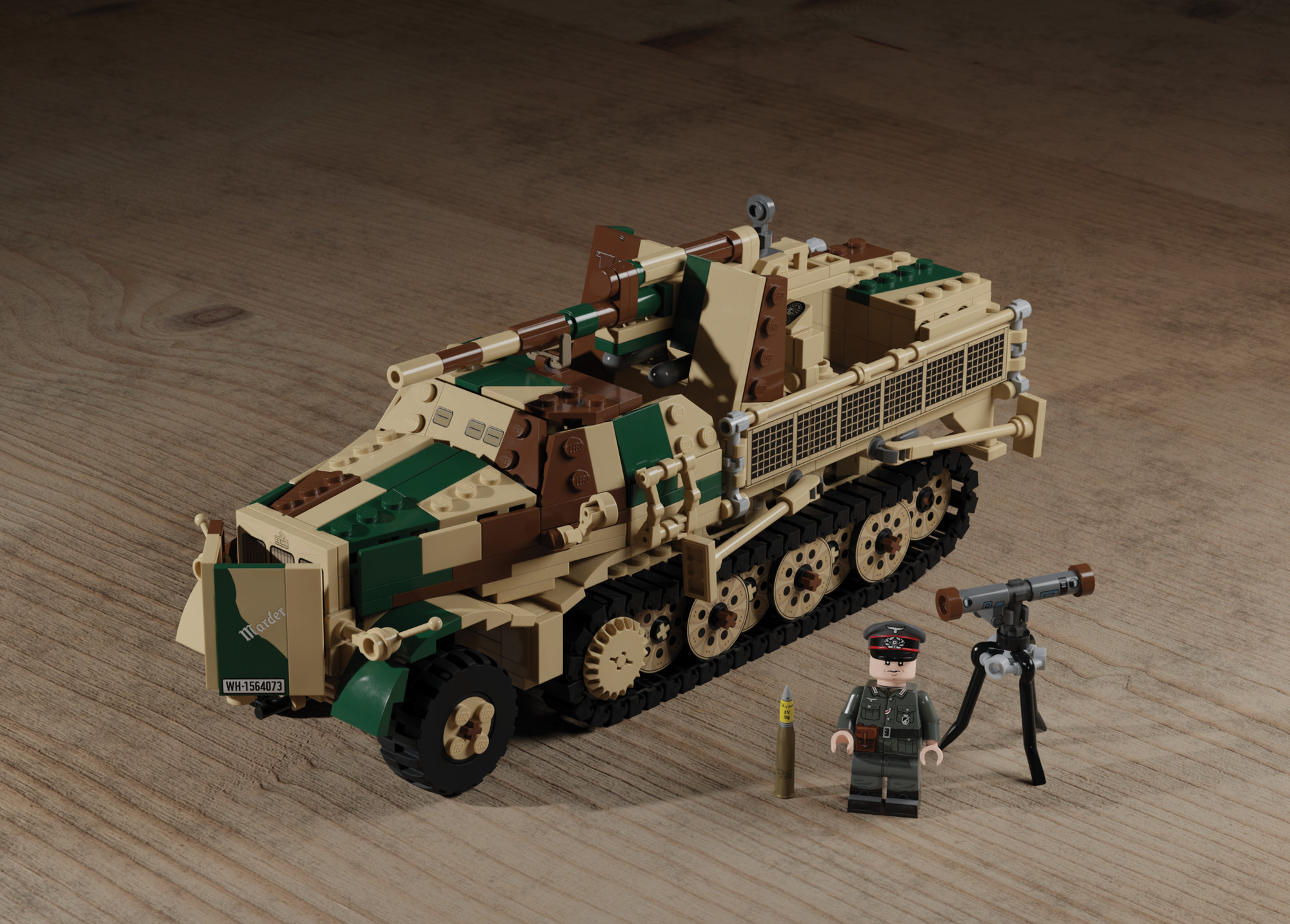 【中古品】ミニチャンプス1/35 88 mm Flak ダイキャスト完成品 Sd.Kfz 9 
