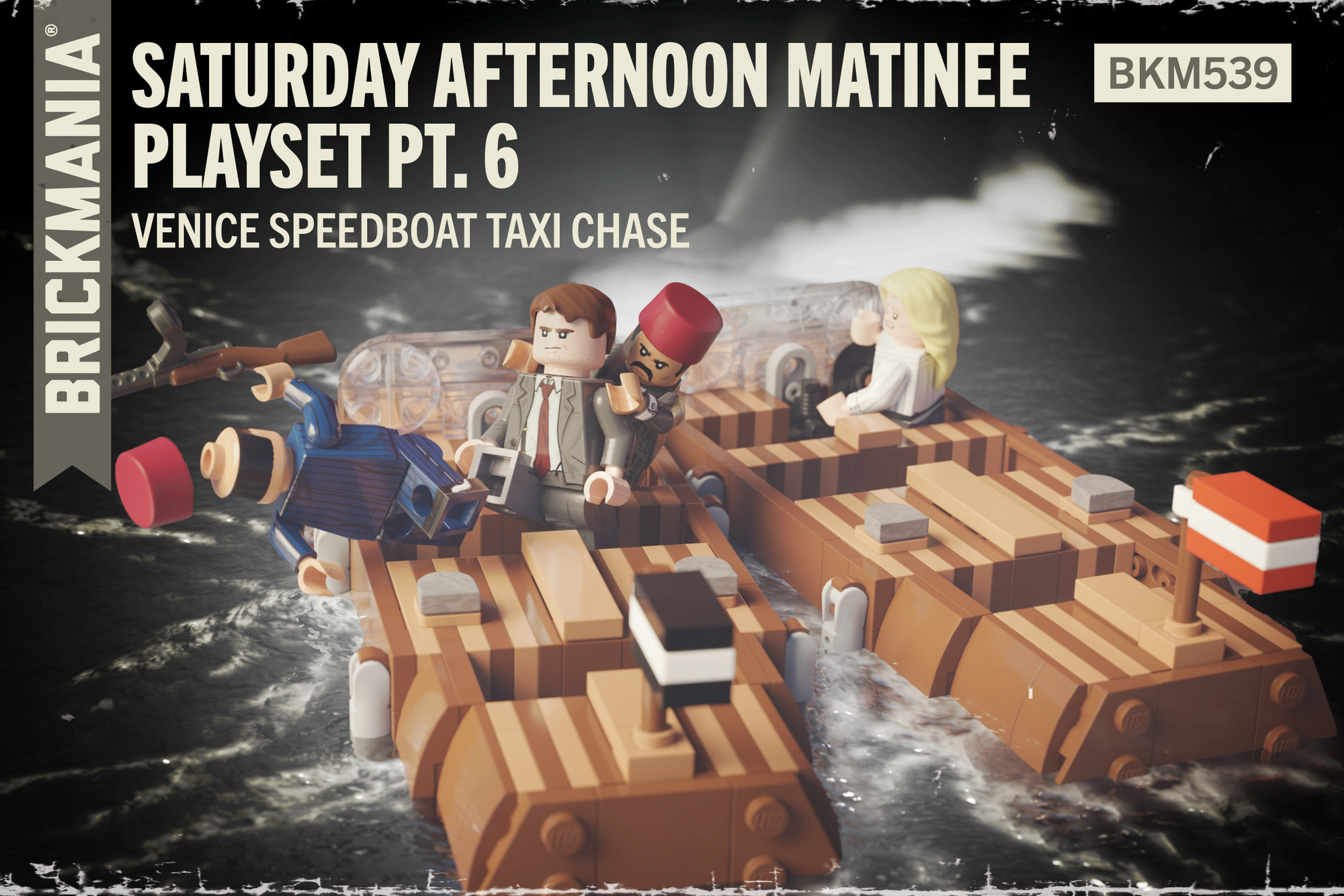 Saturday Afternoon Matinee Playset Part 6 – Venice Speedboat Taxi