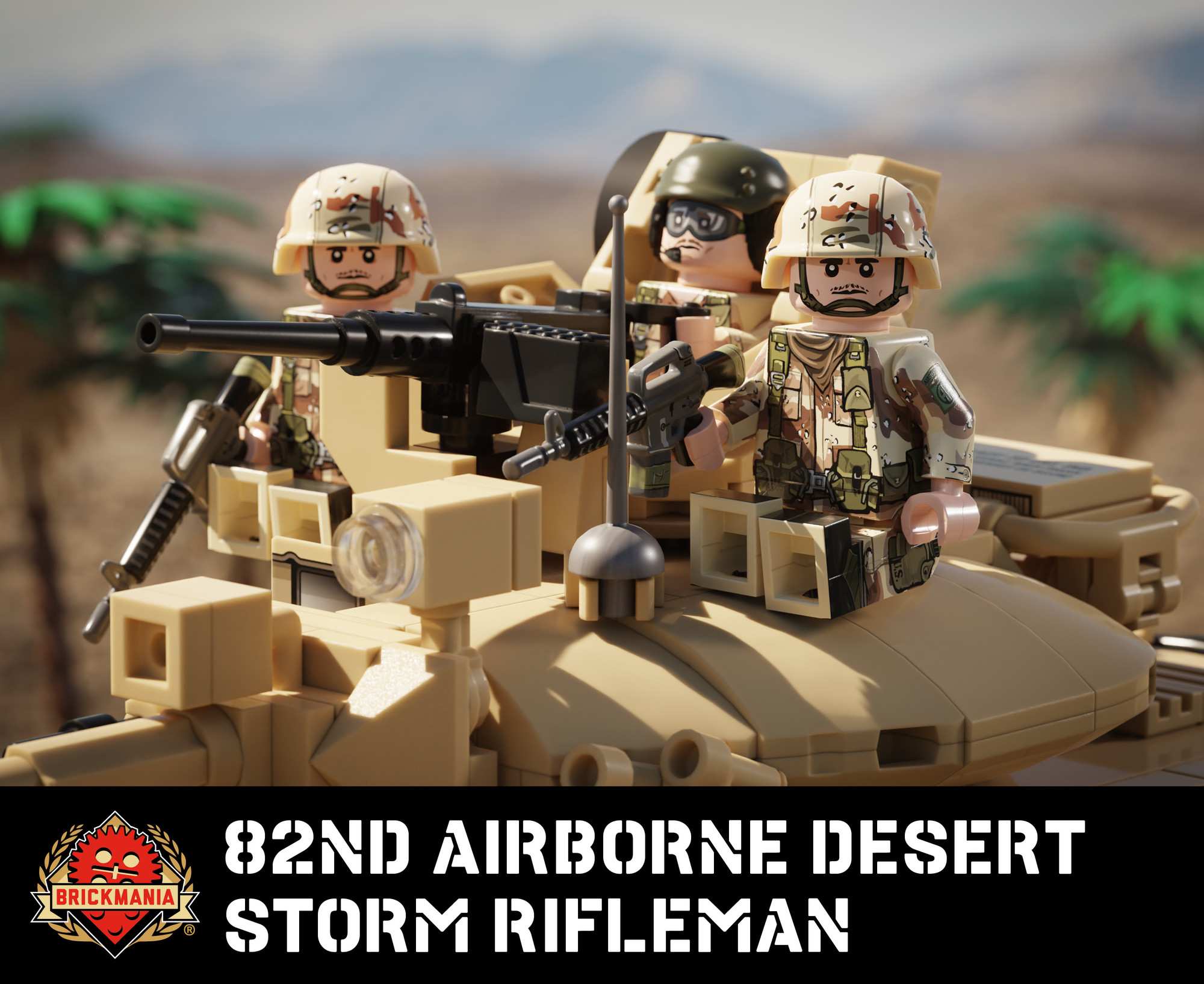82nd Airborne Desert Storm Rifleman with Perfect Caliber™ M16A2