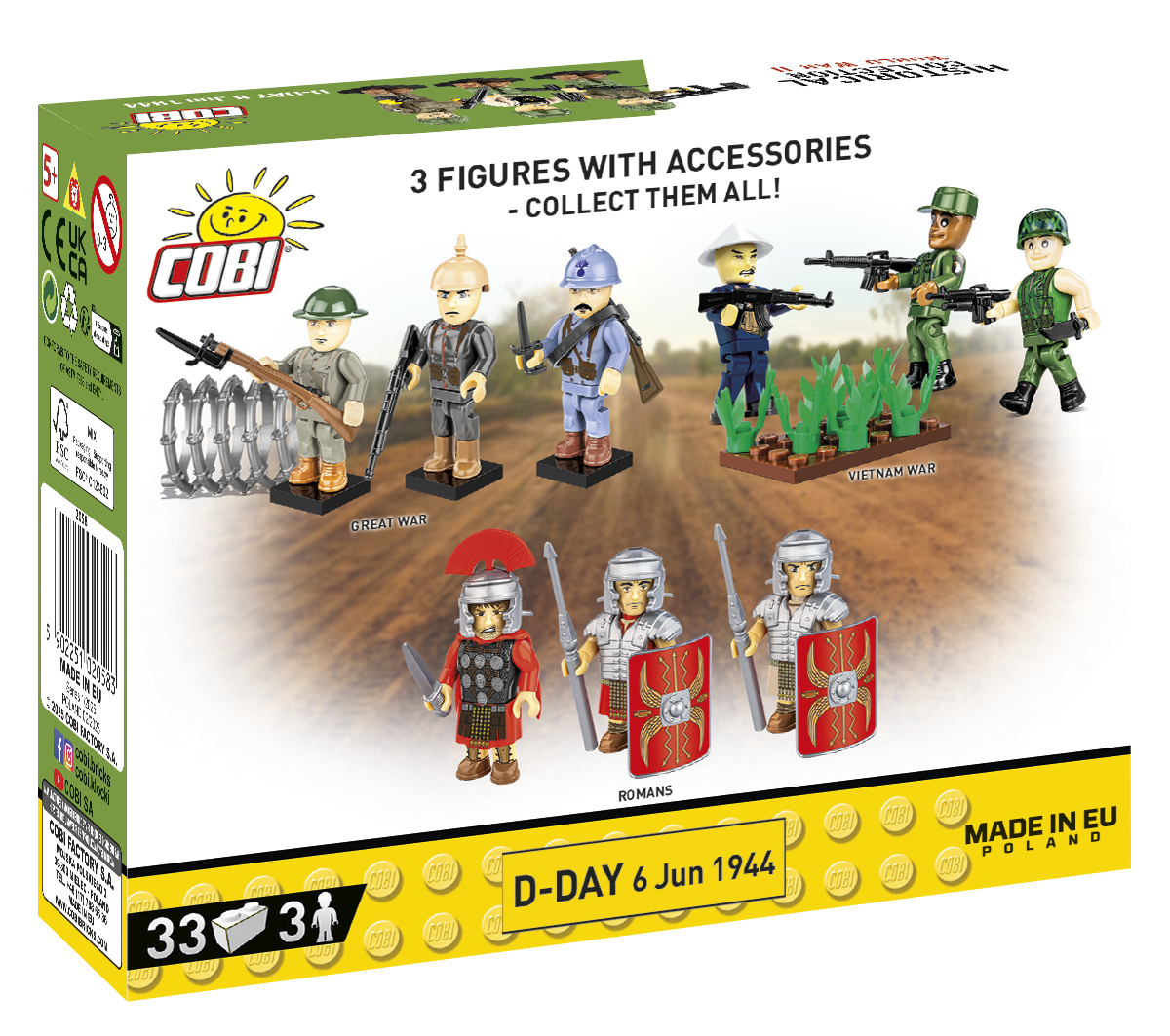 オーストラリア　兵隊人形 COBI D-Day 6 June 1944 Figures: Set #2058