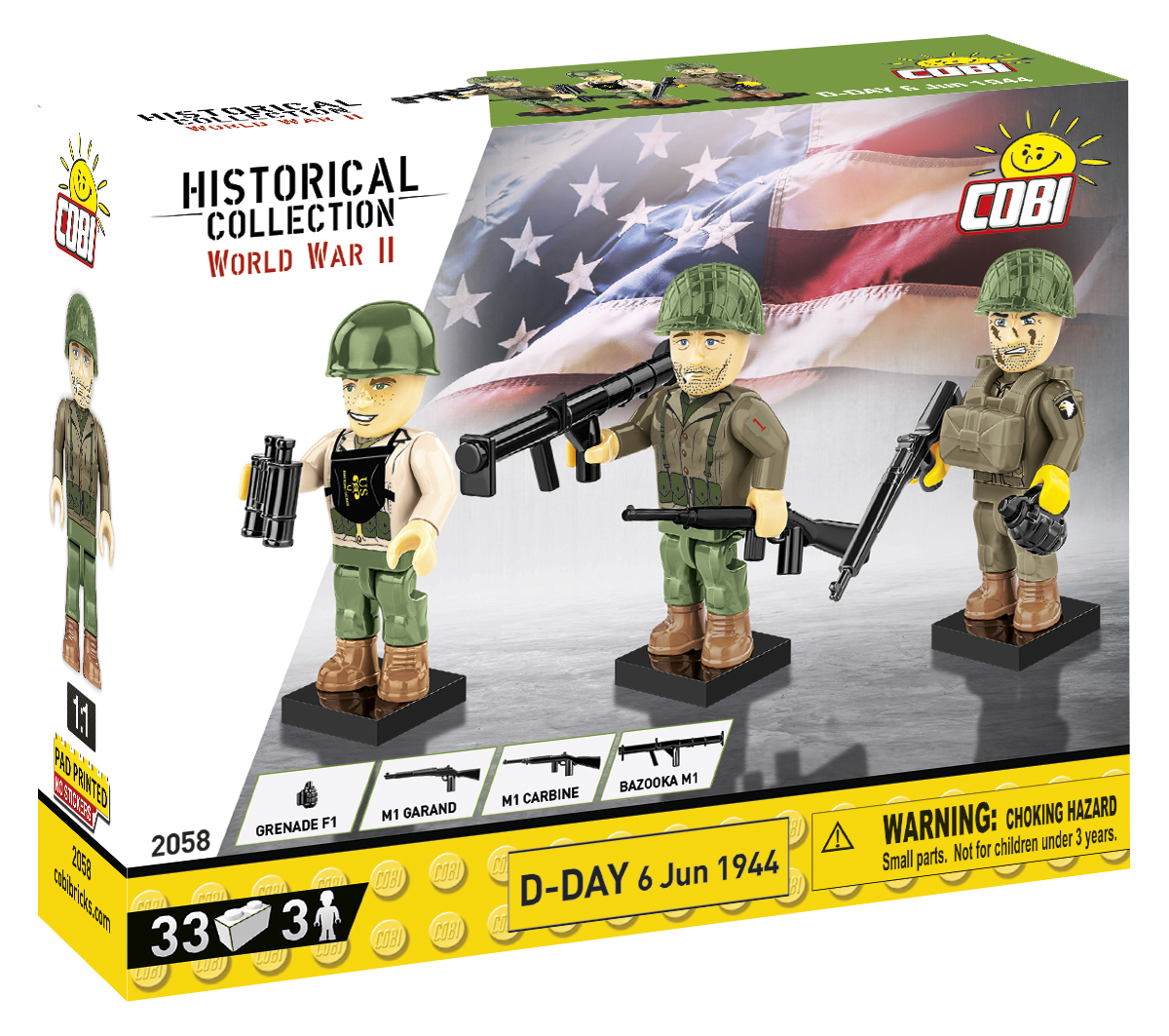オーストラリア　兵隊人形 COBI D-Day 6 June 1944 Figures: Set #2058