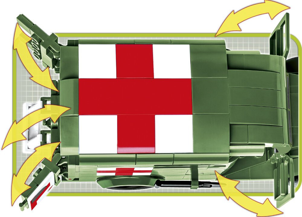 COBI 2257 CAMION LEGGERO Dodge WC-54 Ambulanza (versione 202
