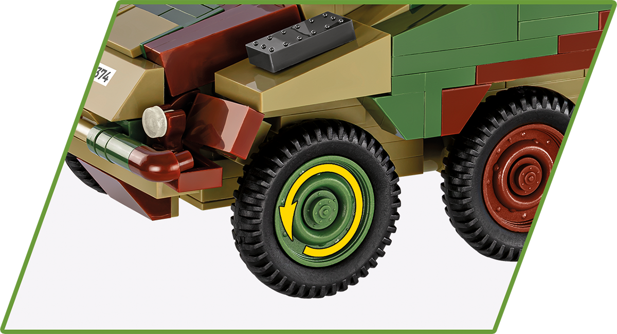 COBI Sd.Kfz. 234/2 PUMA Armored Vehicle : Set #2287