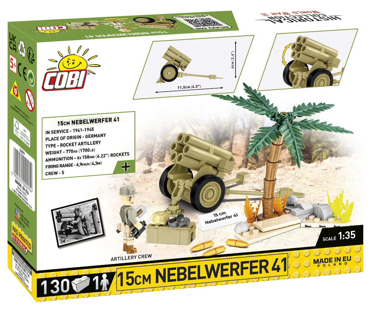COBI 15cm Nebelwerfer 41 Rocket Launcher: Set #2291