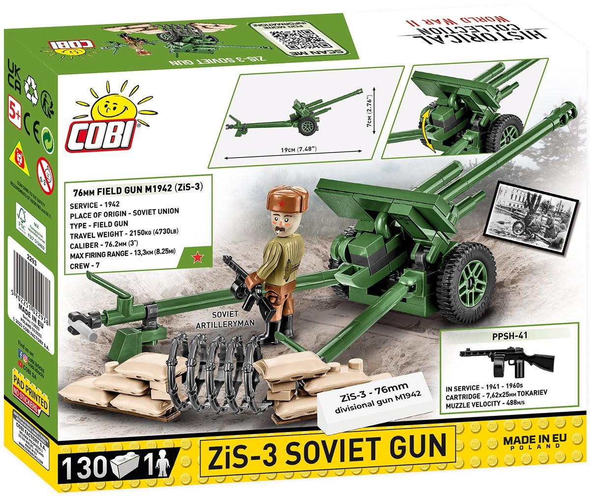 COBI ZiS-3 Soviet Gun: Set #2293
