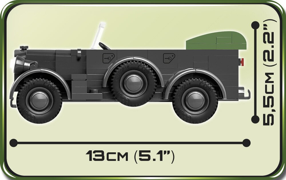 COBI 1937 Horch 901 (KFZ.15): Set #2405