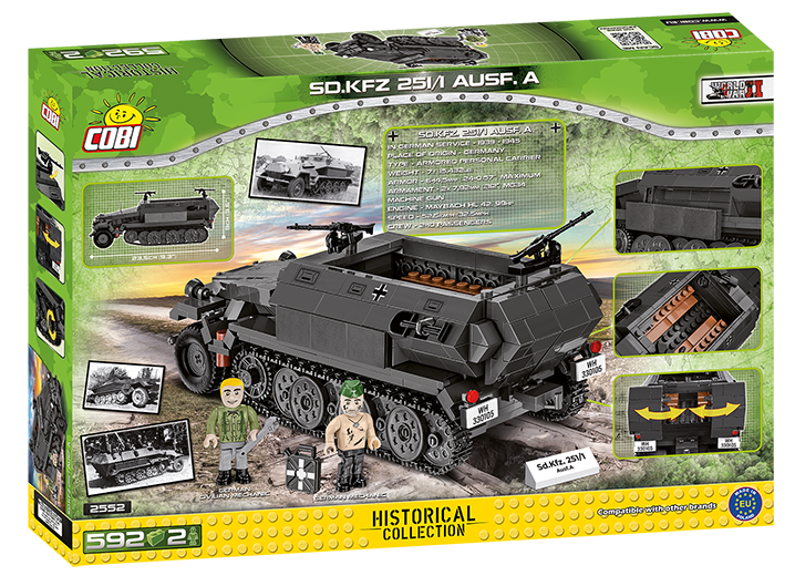 COBI SD.KFZ 251/1 Ausf. A Half-Track: Set #2552