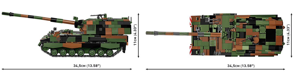 COBI Panzerhaubitze 2000 Self-Propelled Howitzer : Set #2628