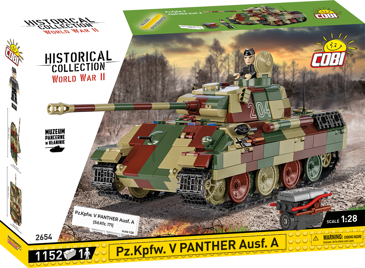 COBI Pz.Kpfw. V PANTHER Ausf. A Tank : Set #2654