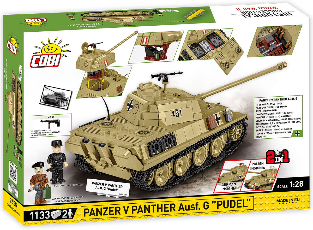 COBI PanzerKampfWagen V PANTHER Ausf. G 