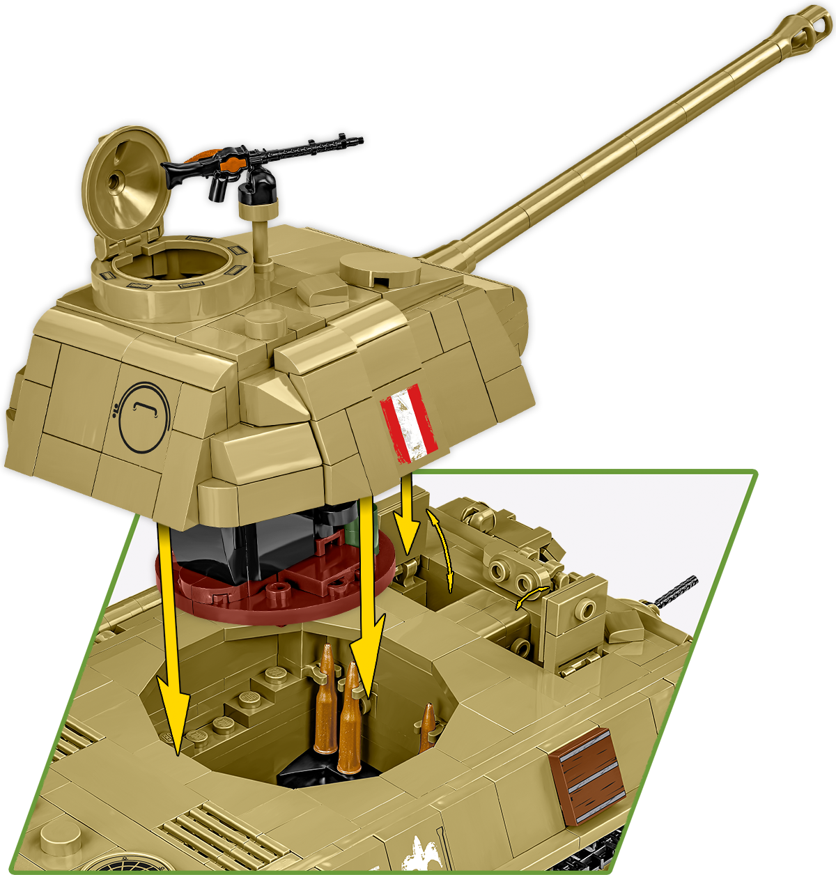 ニャンコ　プリンター COBI PanzerKampfWagen V PANTHER Ausf. G 