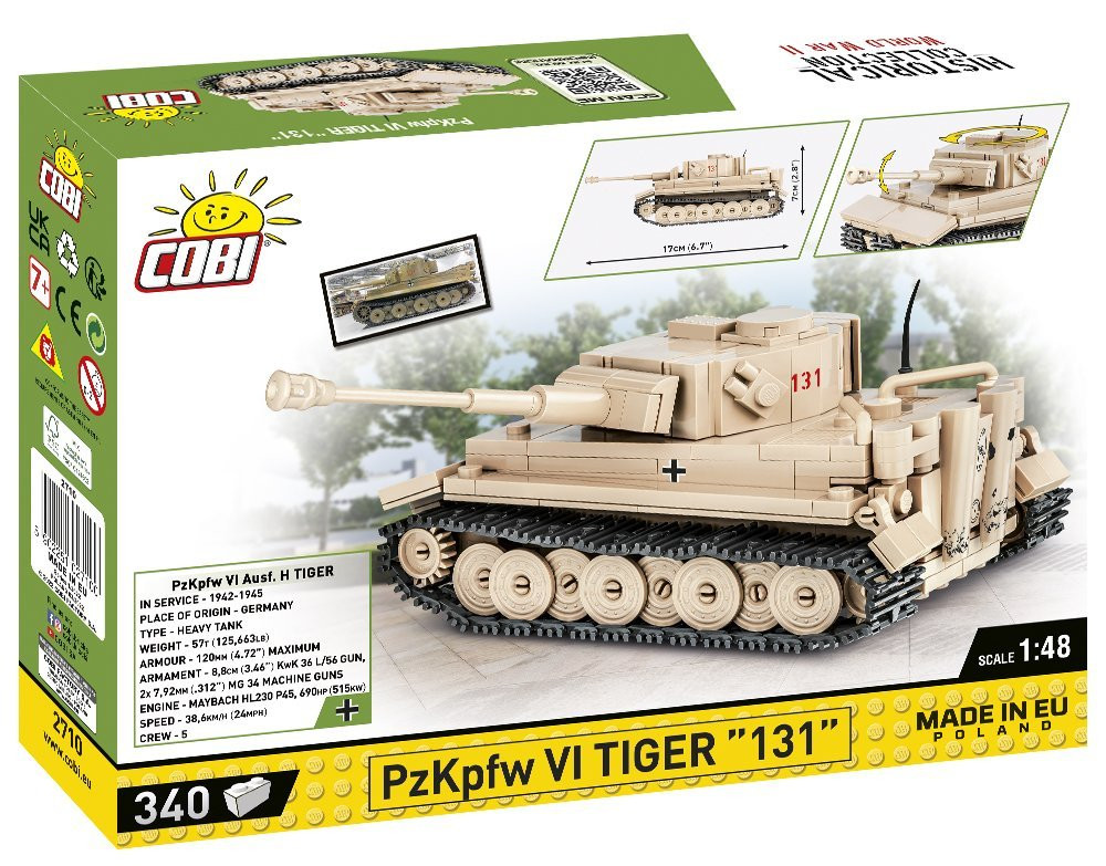 Cobi PzKpfw VI Tiger 131 Constructiespellen Cobi PzKpfw VI Tiger 131 Constructiespellen