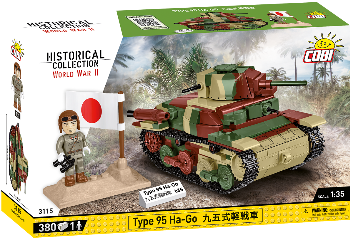 COBI Type 95 Ha-Go Tank: Set #3115
