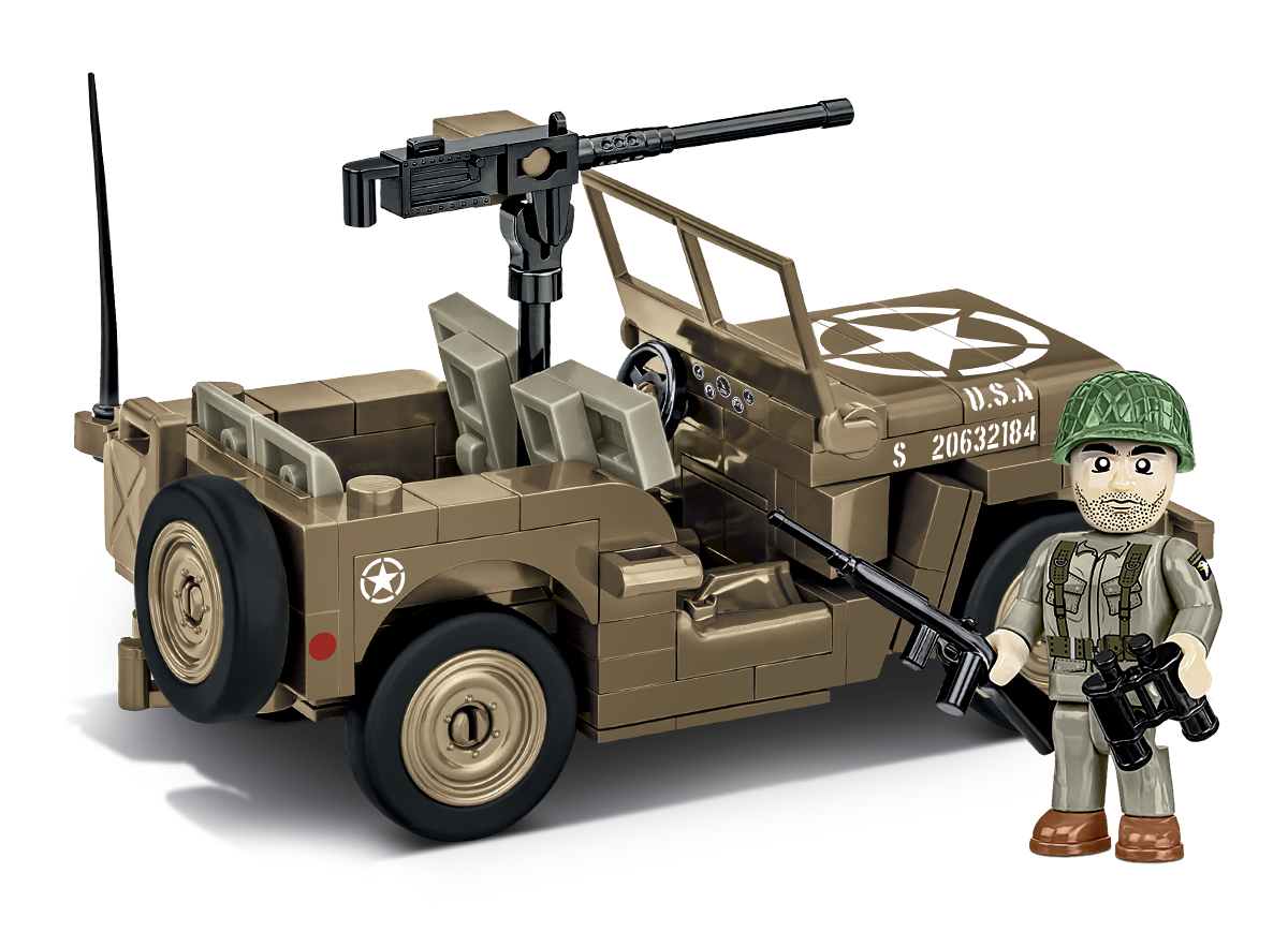 ミリタリー COBI JEEP Willys MB Vehicle : Set #3133