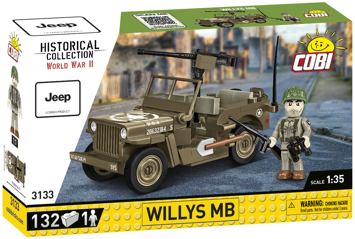 COBI JEEP Willys MB Vehicle : Set #3133