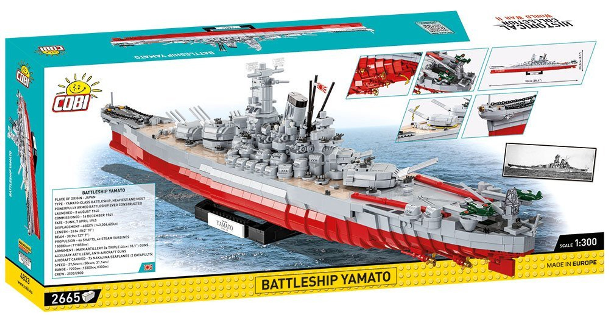 COBI Battleship Yamato: Set #4833