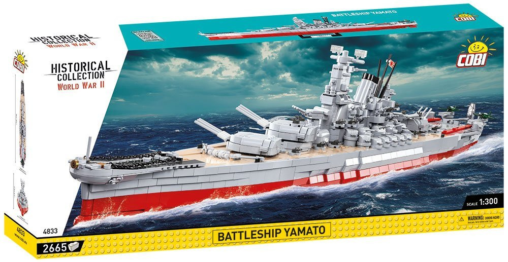 Cobi #4833 戦艦大和　ミリタリーブロック COBI Battleship Yamato: Set #4833