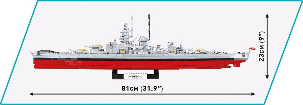 COBI Battleship Gneisenau: Set #4835