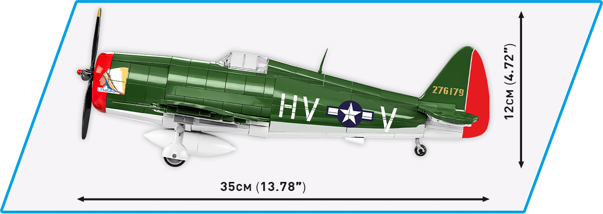 COBI P-47 Thunderbolt Plane: Set #5737