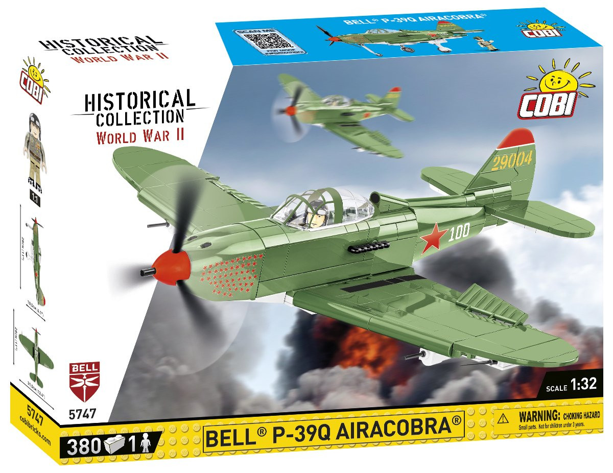 ハルハラハルコ COBI Bell P-39Q Airacobra Fighter: Set #5747