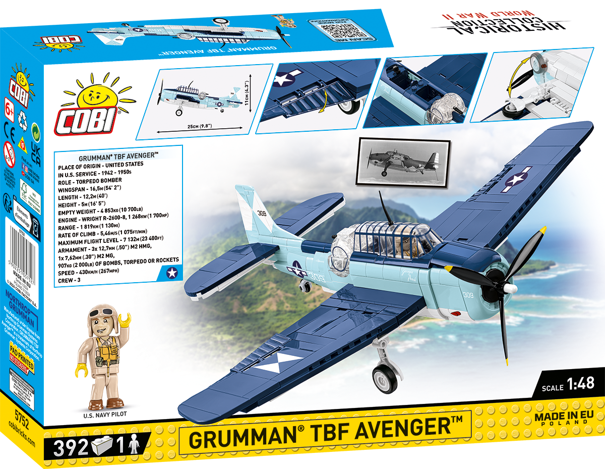 COBI Grumman TBF Avenger Torpedo Bomber : Set #5752